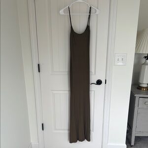 SKIMS Green Maxi Dress
